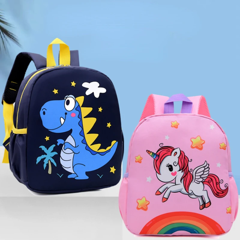 School Backpack Teen - مقاوم للماء Kawaii الكرتون المدرسية للأطفال