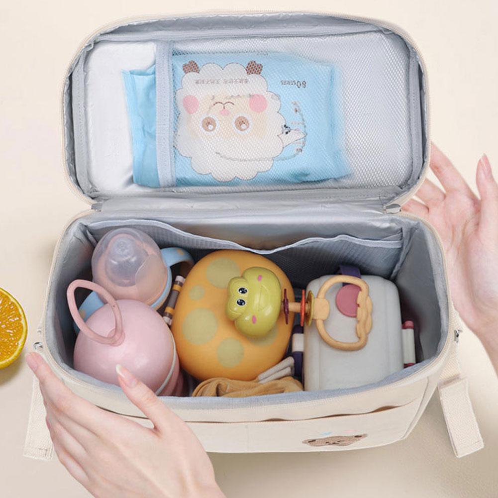 حقيبة تبريد زجاجات على شكل دب  - مراجعة Backpack Diaper Bag وسعره