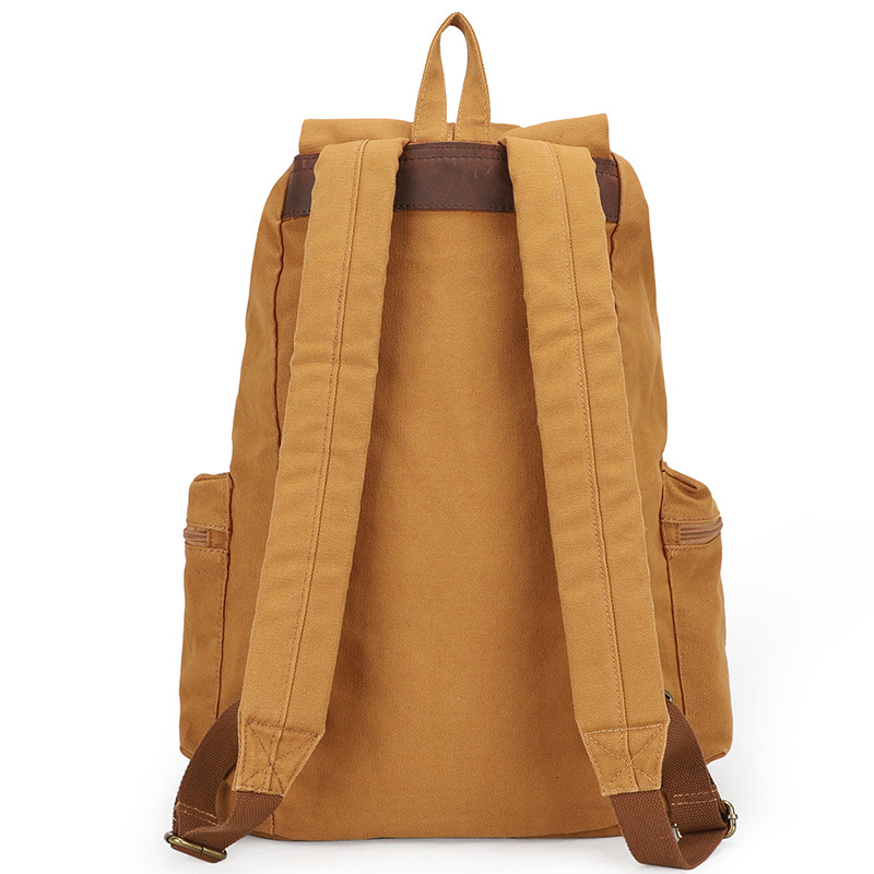 حقيبة ظهر قماشية كبيرة السعة،  - مراجعة Canvas Backpack Casual وسعره