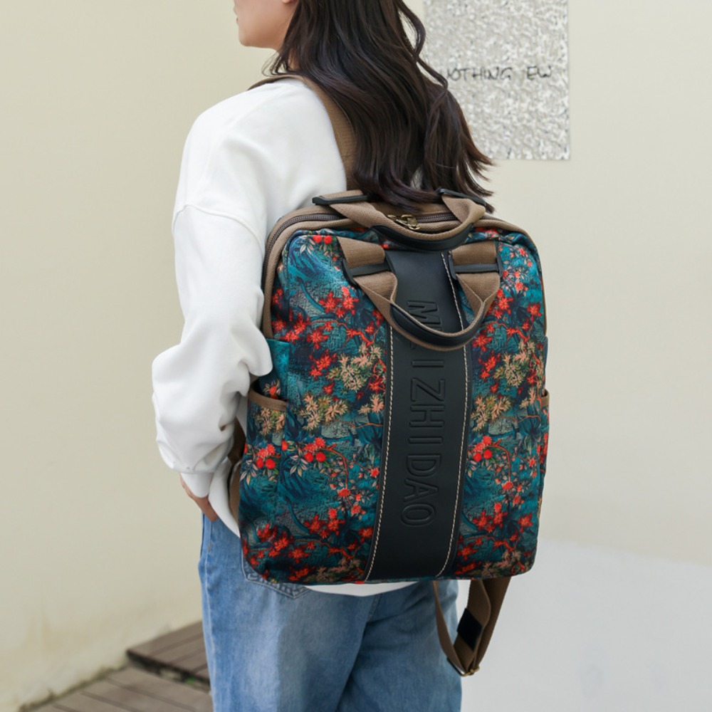 حقائب ظهر كبيرة مضادة للسرقة،  - مراجعة Leather Backpack Vintage وسعره