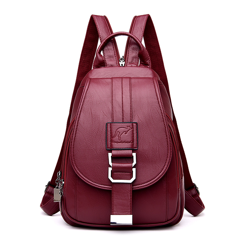 حقائب ظهر جلدية للنساء ، حقيبة - مراجعة Leather Backpack Vintage وسعره