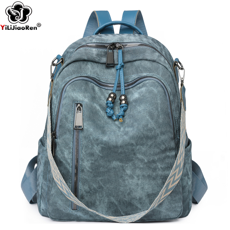 حقيبة ظهر عصرية للنساء عالية ا - مراجعة Leather Backpack Vintage وسعره
