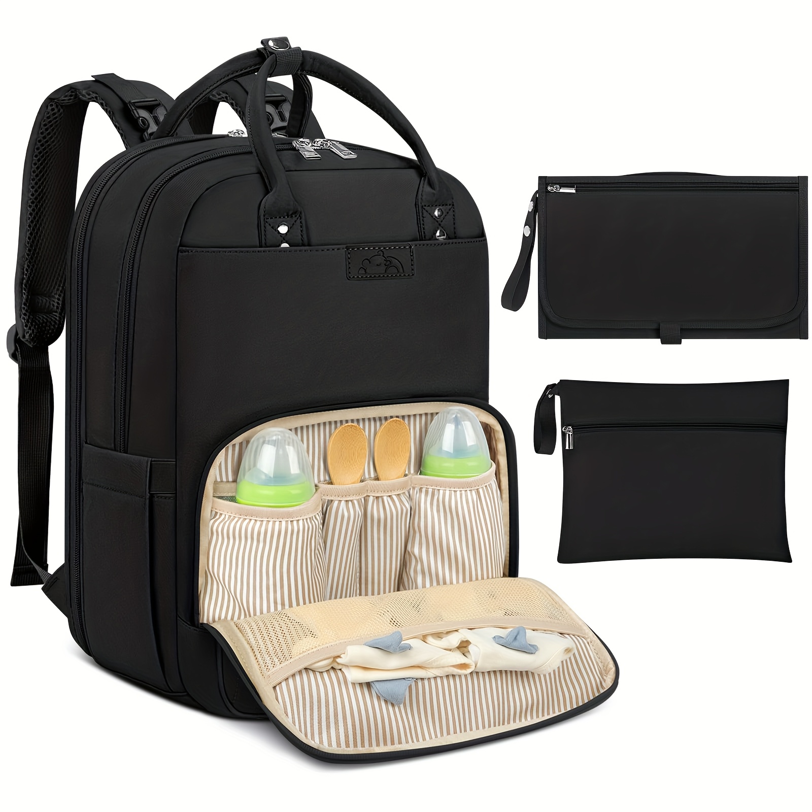 NEWHEY تغيير حقيبة الظهر مع ال - مراجعة Backpack Diaper Bag وسعره