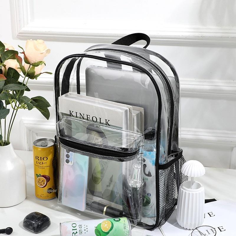 حقيبة ظهر شفافة للسفر، سعة كبي - مراجعة Canvas Backpack Casual وسعره