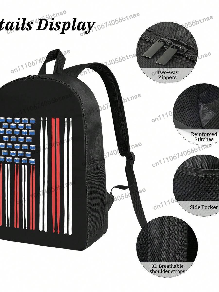 حقيبة ظهر سوداء للجنسين من Dru - مراجعة School Backpack Teen وسعره