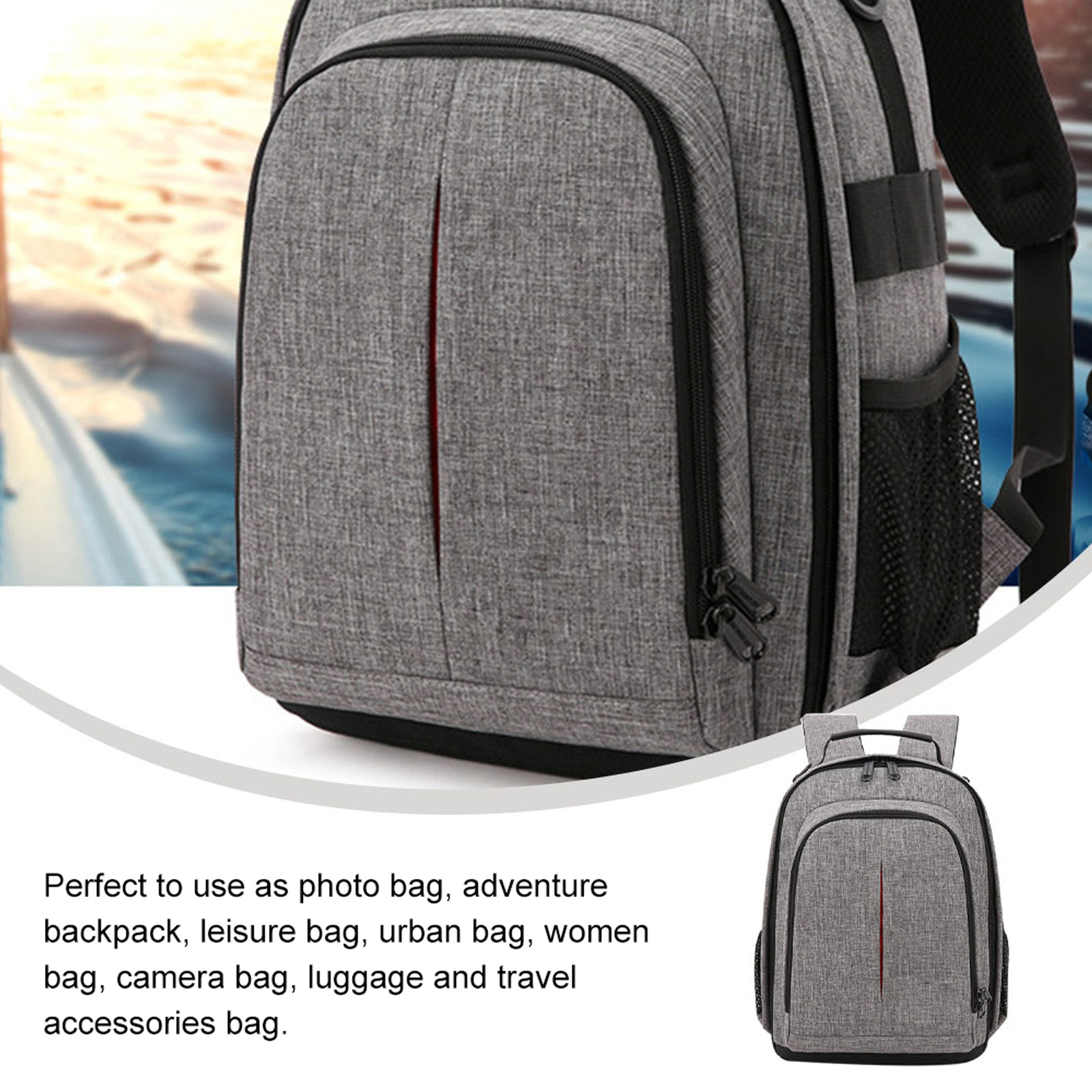 حقيبة ظهر كبيرة للكاميرا مقاوم - مراجعة Hiking Backpack Waterproof وسعره