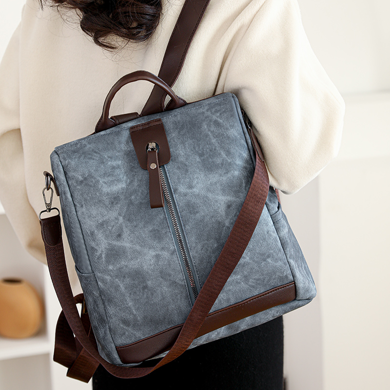 حقيبة ظهر عصرية مضادة للسرقة ل - مراجعة Leather Backpack Vintage وسعره