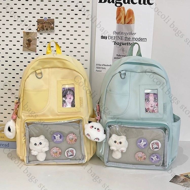 حقيبة ظهر بلون واحد بألوان الح - مراجعة Canvas Backpack Casual وسعره