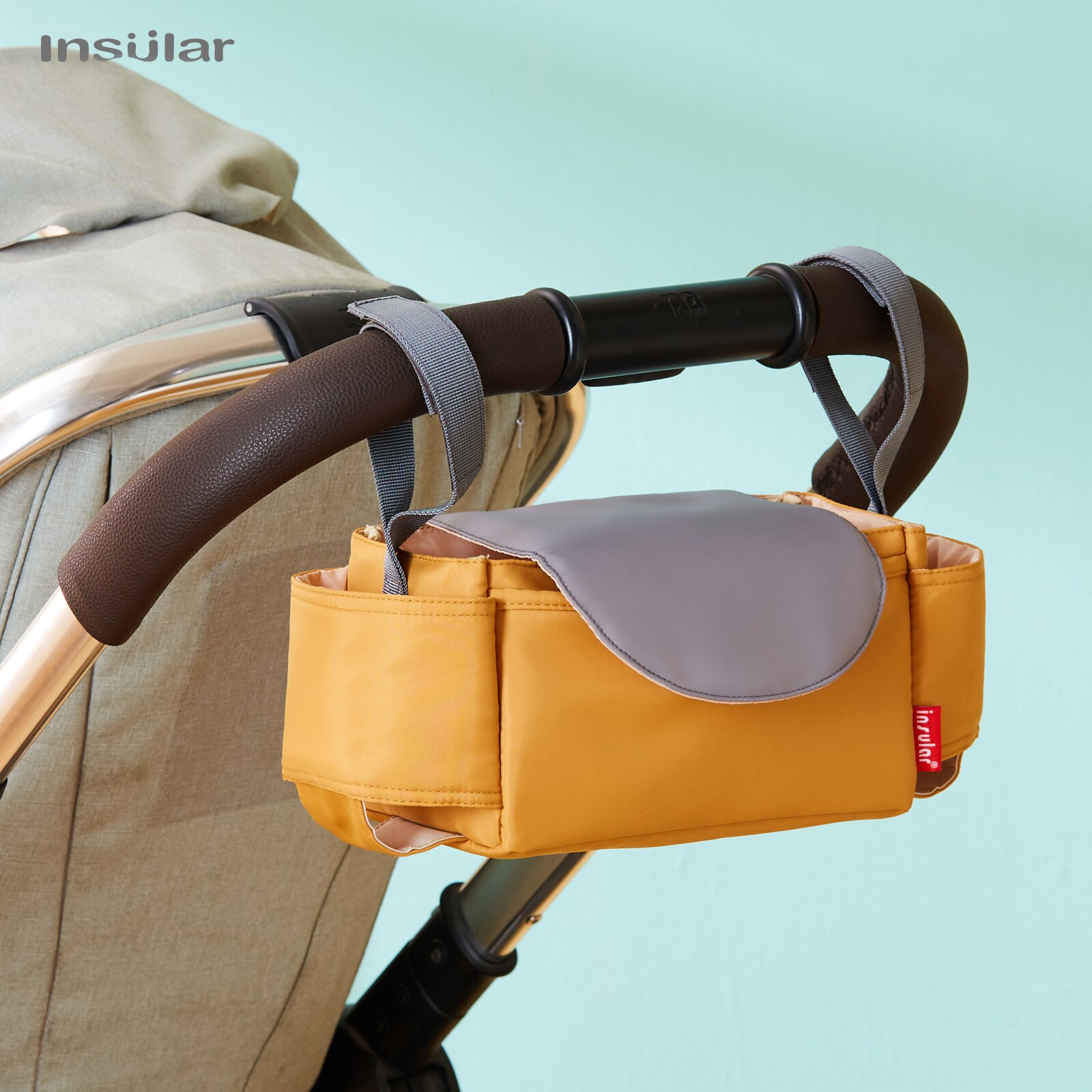 منظم عربة الأطفال من إنسولار،  - مراجعة Backpack Diaper Bag وسعره