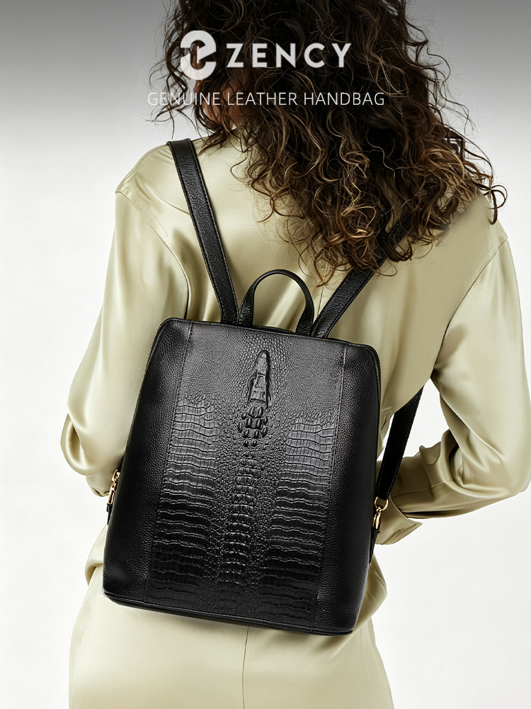 حقيبة ظهر نسائية من جلد التمسا - مراجعة Leather Backpack Vintage وسعره