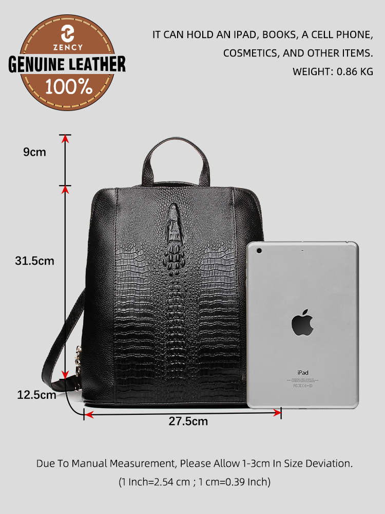 حقيبة ظهر نسائية من جلد التمسا - مراجعة Leather Backpack Vintage وسعره